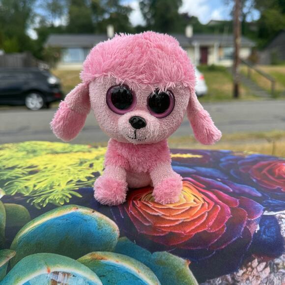 Ty Beanie Boo “Princess” 6″ Pink Poodle Plush – Retired EUC - Picture 1 of 4